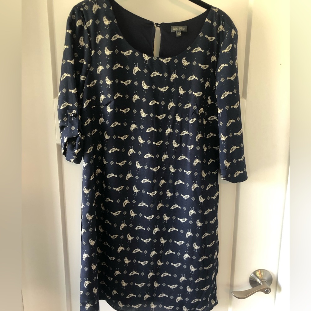 Lily rose bird dress size small